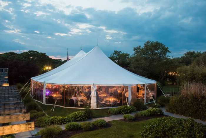 Sole East Wedding. Sailcloth Tent. Photo: JJ Ignotz