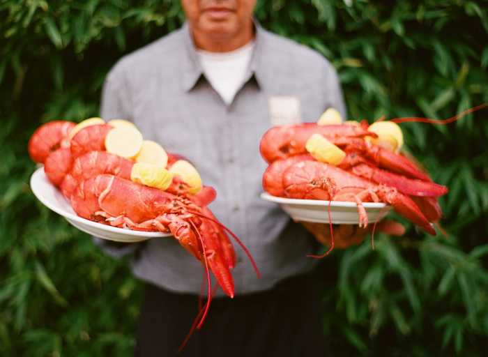 Sole East Wedding Catering/Lobsters/Clambake. Photo: Heather Waraksa