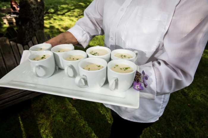 Sole East Wedding Catering/Award Winning Clam Chowder. Photo: JJ Ignotz